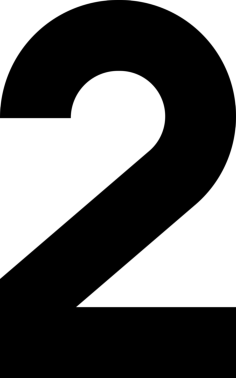 Number 2 Outline Svg Vector, Free Vectors File